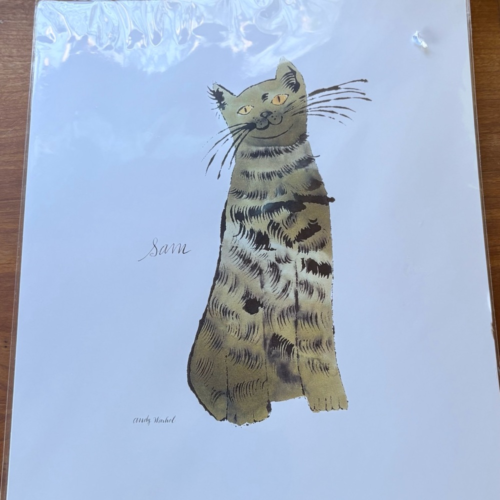 Andy Warhol Brown Cat 11x14” Print